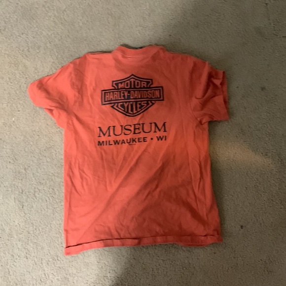 Orange Harley Davidson shirt - Picture 2 of 2